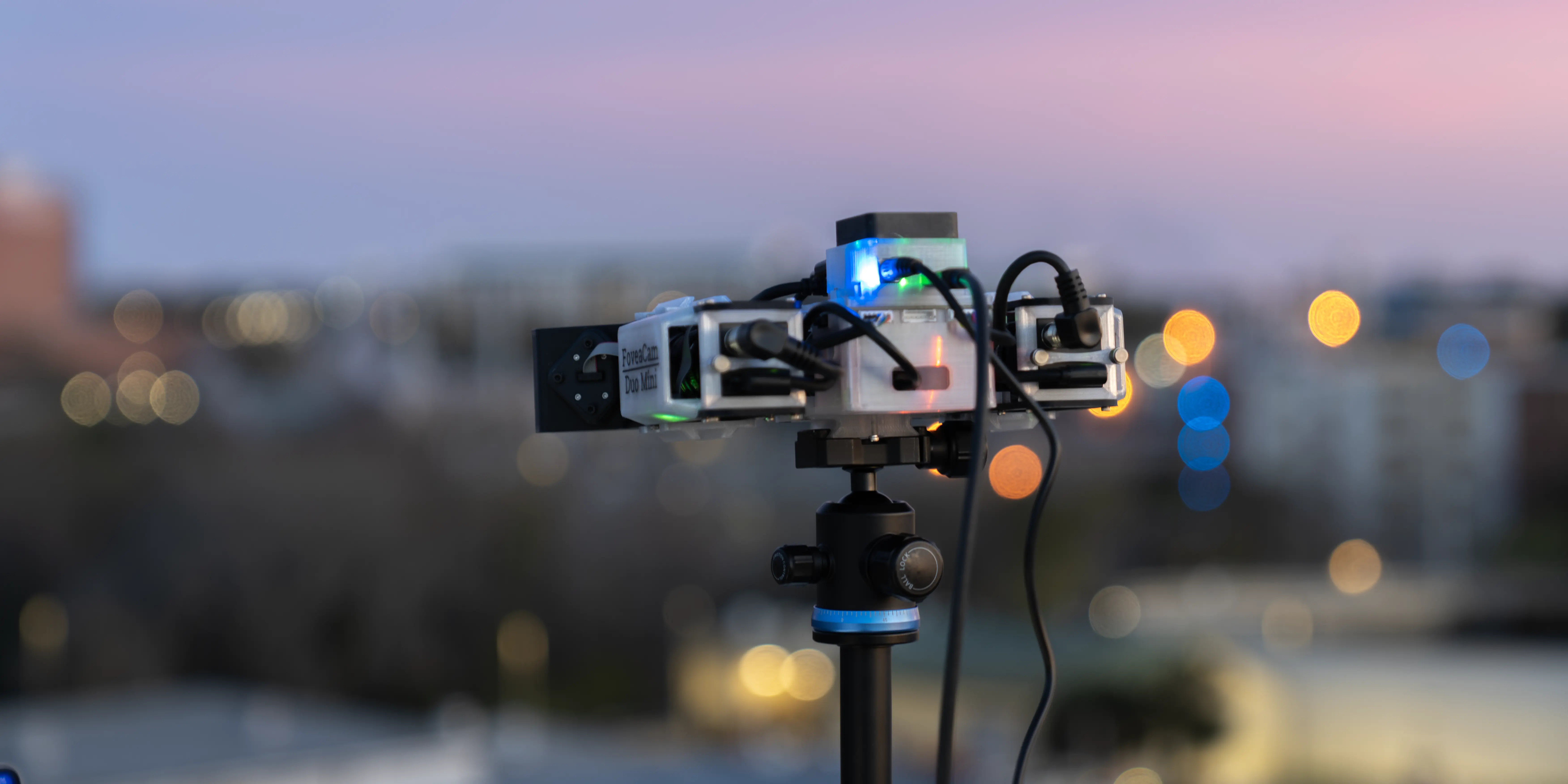 FoveaCam Duo Capturing Data in the Field